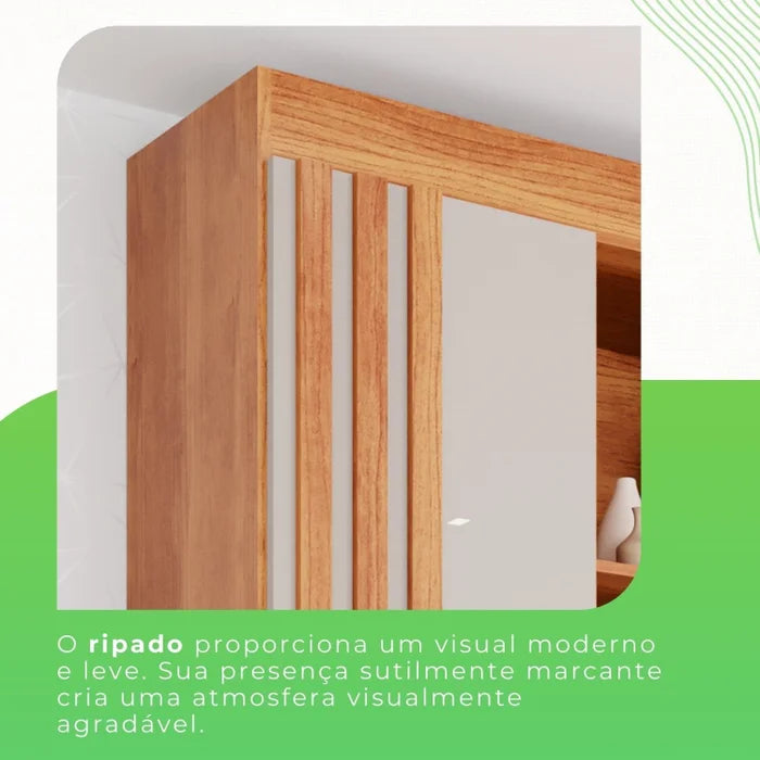 Guarda-roupa Roma Modulado 4 Portas - Ninho Móveis