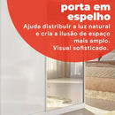 Guarda-Roupa 2 Portas de Correr com Espelho - Ninho Móveis