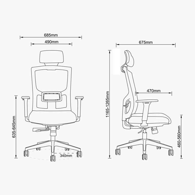 Cadeira de Escritório Presidente - Ninho Móveis