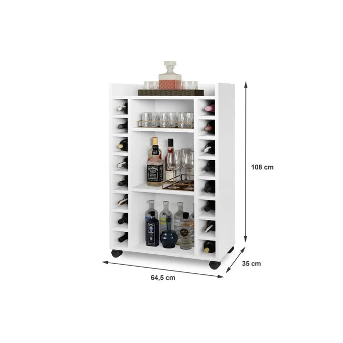 Adega Bar para 16 Garrafas - Ninho Móveis