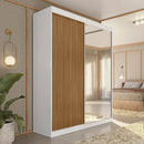 Guarda-Roupa 2 Portas de Correr com Espelho - Ninho Móveis