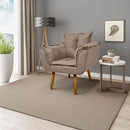 Poltrona Monaco em Suede - Ninho Móveis