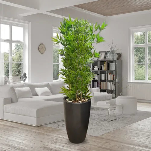 Planta Artificial Realista Bambu Frondoso - Ninho Móveis