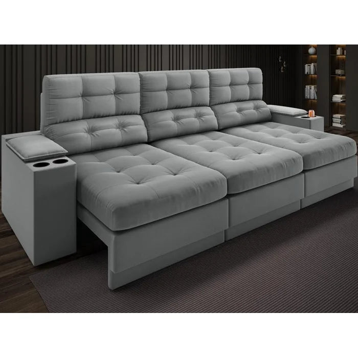 Sofá Valencia com Porta Copos - Ninho Móveis