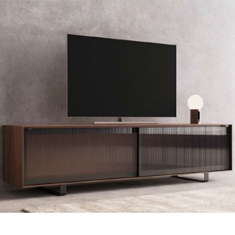 Rack com Vidro Canelado e LED - Ninho Móveis