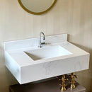 Bancada em Porcelanato com Cuba Esculpida - Ninho Móveis