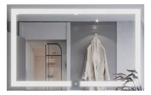 Espelho Retangular com LED Touch Screen - Ninho Móveis