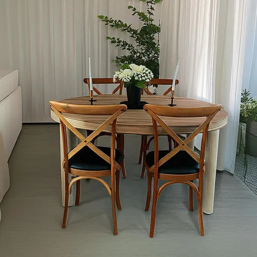 Conjunto 4 Cadeiras feitas com Madeira Reflorestada - Ninho Móveis