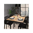 Conjunto Mesa de Jantar Preto - Ninho Móveis