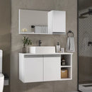 Armário Suspenso para Banheiro com Espelho - Ninho Móveis