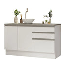 Armário Gabinete com 3 Gavetas  para Banheiro - Ninho Móveis