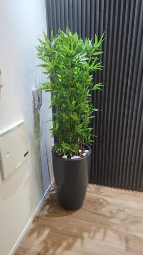 Planta Artificial Realista Bambu Frondoso - Ninho Móveis