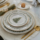 Jogo de Pratos Raso e Sobremesa Natalino - Ninho Móveis