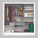 Guarda Roupa Casal Manhattan 3 Portas com Espelho - Ninho Móveis