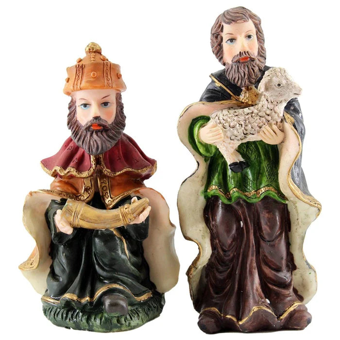 Presépio Natalino em Resina 11 Peças - Ninho Móveis