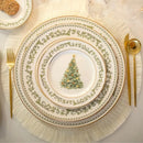 Jogo de Pratos Raso e Sobremesa Natalino - Ninho Móveis