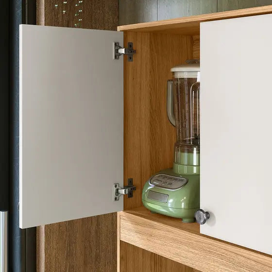 Armário De Cozinha Compacto com 4 Portas e 1 Gaveta - Ninho Móveis