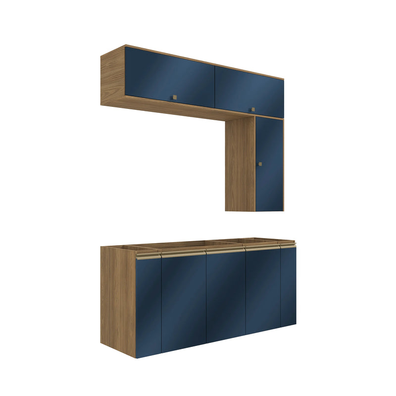 Conjunto para Banheiro Celeste 7 Peças - Ninho Móveis