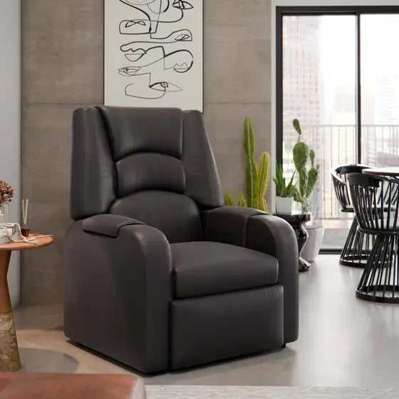 Poltrona do Papai em Couro - Ninho Móveis