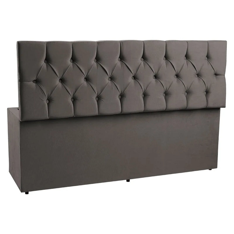 Calçadeira Báu 160cm em Suede - Ninho Móveis