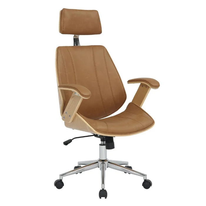 Cadeira de Escritório Ergonômica Executiva Caramelo - Ninho Móveis