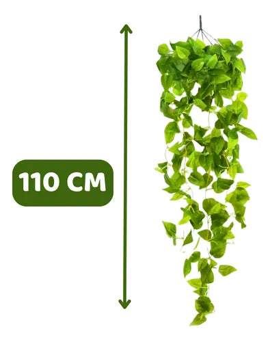 2 Pendentes De Jiboia Artificial - Ninho Móveis