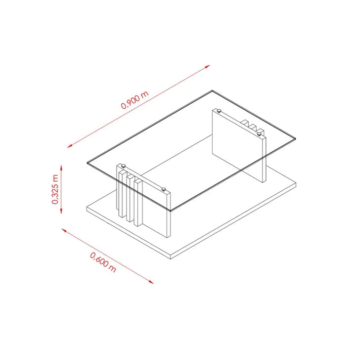 Mesa de Centro Céleste - Ninho Móveis
