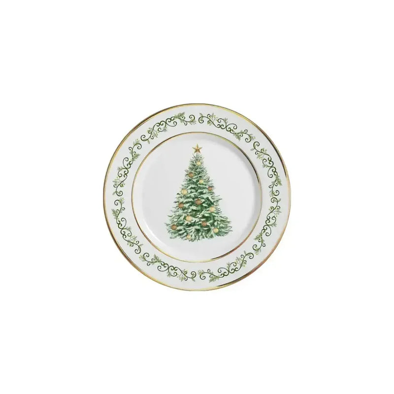 Jogo de Pratos Raso e Sobremesa Natalino - Ninho Móveis