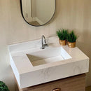 Bancada em Porcelanato com Cuba Esculpida - Ninho Móveis