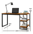 Mesa Com Prateleiras Industrial - Ninho Móveis