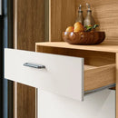 Armário De Cozinha Compacto com 4 Portas e 1 Gaveta - Ninho Móveis