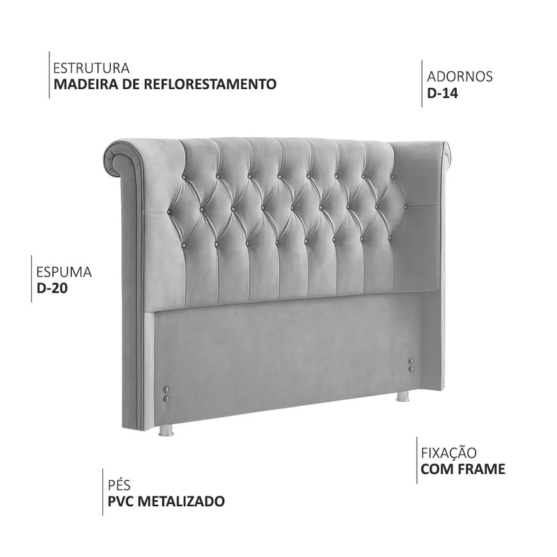 Cabeceira Cama Casal 140cm - Ninho Móveis