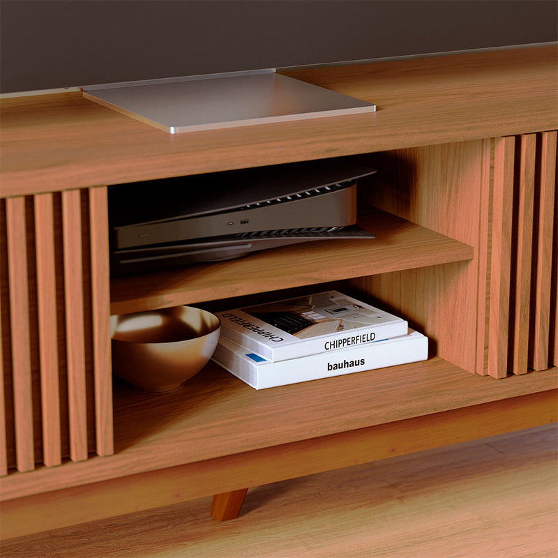 Rack Avalon Ripado - Ninho Móveis