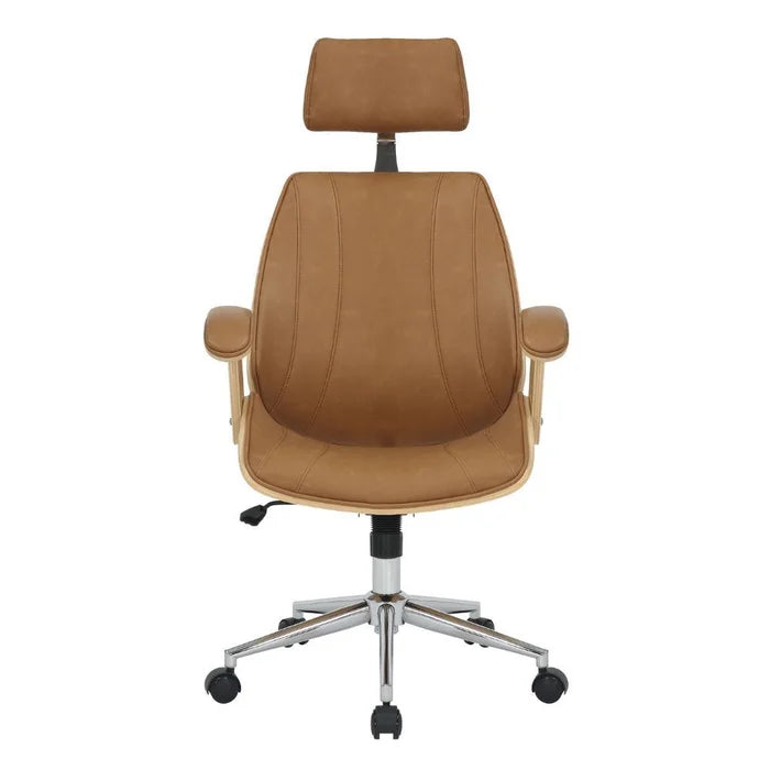 Cadeira de Escritório Ergonômica Executiva Caramelo - Ninho Móveis