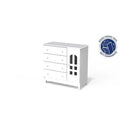 Cômoda de Bebê 4 Gavetas 1 Porta - Ninho Móveis