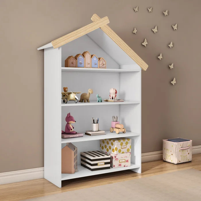 Estante Infantil Casinha 4 Prateleiras - Ninho Móveis