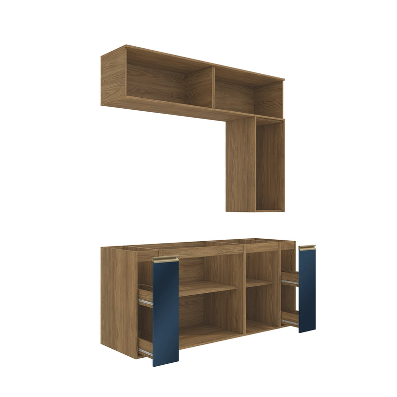 Conjunto para Banheiro Celeste 7 Peças - Ninho Móveis