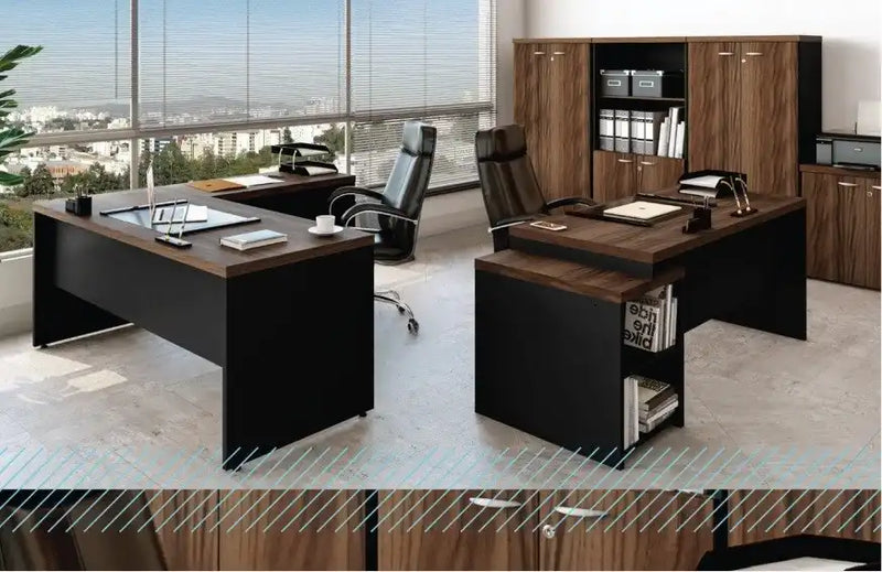 Mesa em L para Escritorio e Quarto - Ninho Móveis