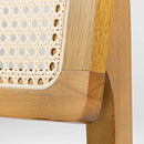 Cadeira de Madeira Maciça com Telinha Natural Estofada - Ninho Móveis