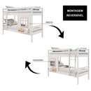 Beliche Infantil com Janela Madeira Maciça - Ninho Móveis