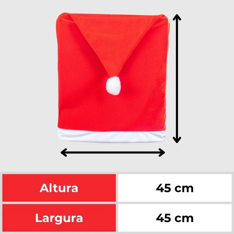 Capa Encosto Cadeira Natal Veludo - Ninho Móveis