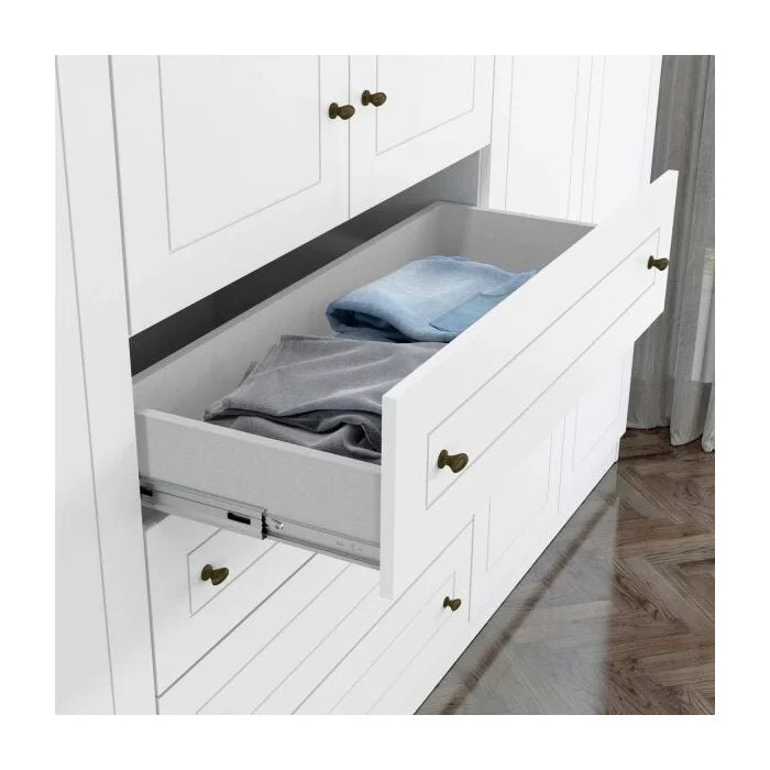 Guarda-Roupa Chicago com 6 portas e 4 gavetas - Ninho Móveis