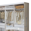 Closet Casal Colorado sem Portas 8 Gavetas - Ninho Móveis