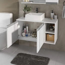 Armário Suspenso para Banheiro com Espelho - Ninho Móveis