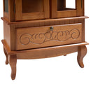 Cristaleira 2 Portasem Madeira Maciça de Taeda - Ninho Móveis