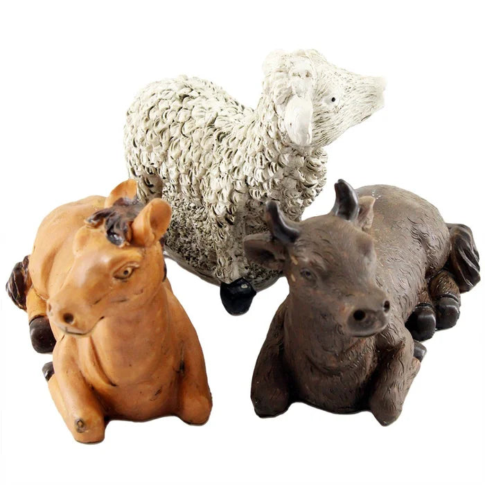 Presépio Natalino em Resina 11 Peças - Ninho Móveis