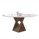 Mesa de Jantar 6 Lugares Tampo Redondo 120x120 - Ninho Móveis