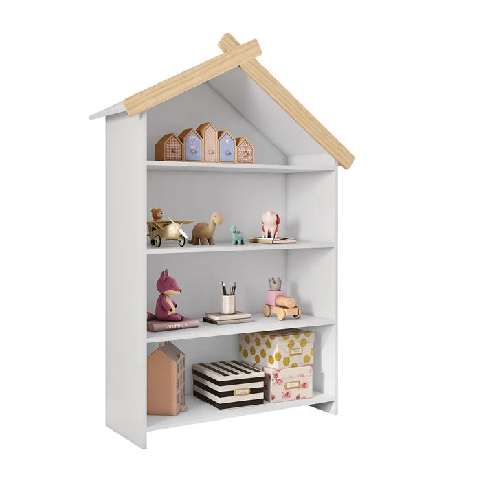 Estante Infantil Casinha 4 Prateleiras - Ninho Móveis