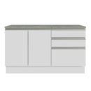 Armário Gabinete com 3 Gavetas  para Banheiro - Ninho Móveis