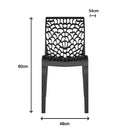 Conjunto Mesa de Jantar Preto - Ninho Móveis